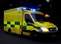 Man taken to hospital after crash