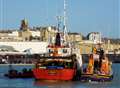 RNLI rescue guard vessel with engine failure