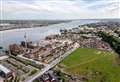 Aerial image shows progress of new £92m riverside housing project