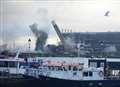 Power station chimneys go boom