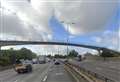 Two cars and lorry crash on motorway