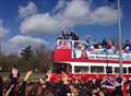 Fans gather for victory parade to honour gold medal winner Lizzy