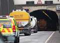 Delays clear after lorry crash