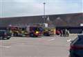 Sainsbury's evacuated as fire breaks out