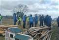 Traveller families fear eviction as enforcement officers tear down site