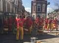 Shoppers treated to samba show