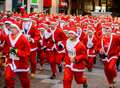 What a lot of Santas!