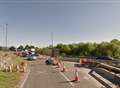 M20 junction improvement works to close road