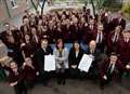 School celebrates good report from inspectors 