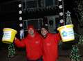 Couple's Christmas charity lights