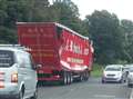 Lorry seriously damaged after hitting railway bridge