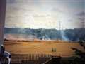 More farm land ablaze