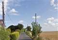 Crops damaged by rogue driver