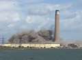 Demolition at power station