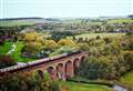 Steam train blocked railway lines