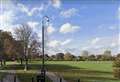 Air ambulance lands in town park