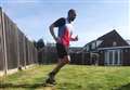 Dad runs marathon in his own backgarden