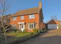 Detached house is bright and airy