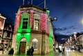 Why were Kent's landmarks lit green this week?