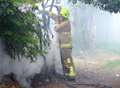 Fire crews called to garden fire