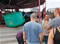 Pair thrown from derailed fairground ride