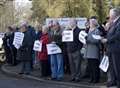 Protesters voice anger at selfish parking