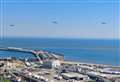 Giant RAF planes mark retirement with flypast