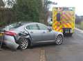 Junction crash leaves cars damaged