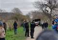 Police called to seafront housing scheme 'protest'