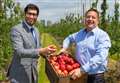 Minister visits fruit farm ahead of India trade talks