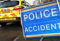 Driver fails to stop after three-car crash