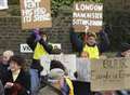 Asylum hotel: Demo brings town centre to standstill