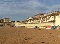 Beach left strewn with rubbish after heatwave