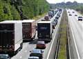 Car overturns in M2 smash