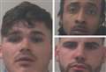 Machete wielding burglars jailed