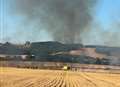 Fire crews called to field blaze