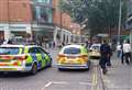 Police descend on high street 