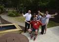 Surprise! Couple come home to a new garden 