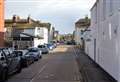 Blood left near smashed up cars as police investigate