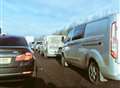 Three vehicle crash on M20