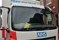 Fury as NHS truck hit with parking fine