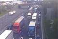 Crash closes M25 causing huge tailbacks 