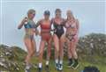 Cheeky mountaineers scale 3,000ft peak in their undies