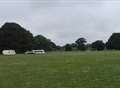 Training cancelled as washing hung from goalposts 