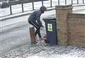 Brazen thief steals Christmas gift left out for binmen