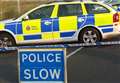 Motorway blocked after crash