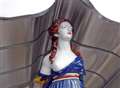 Restored figurehead unveiled