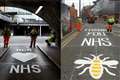 Manchester pays tribute to NHS staff with Nightingale Hospital road markings