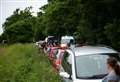 Ambulance blocked by D-Day crowds