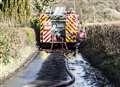 'Close doors and windows' as crews fight huge rubbish fire